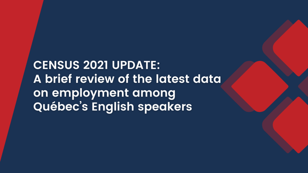CENSUS 2021 Update: A brief review of the latest data on employment ...
