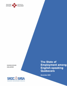 The State of Employment among English-speaking Quebecers